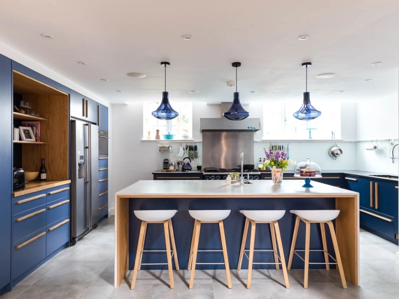 Navy Blue Kitchens: The bold colour that can act like a neutral Navy Blue Kitchens: The bold colour that can act like a neutral