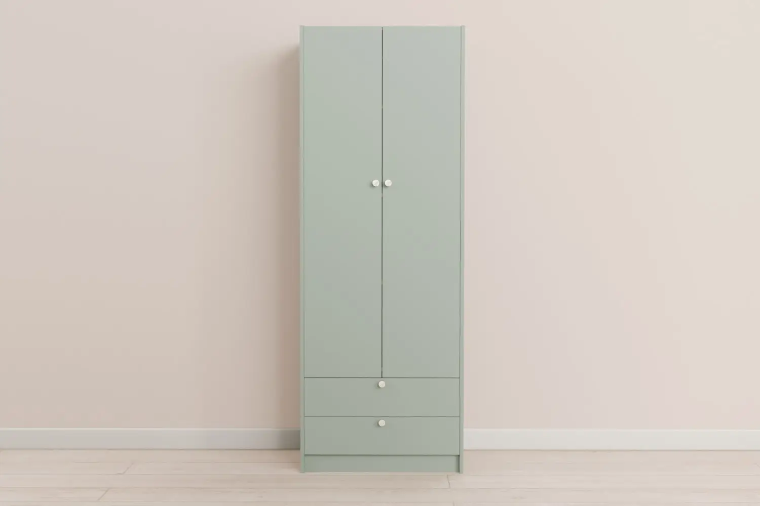 Double Wardrobe with 2 Drawers