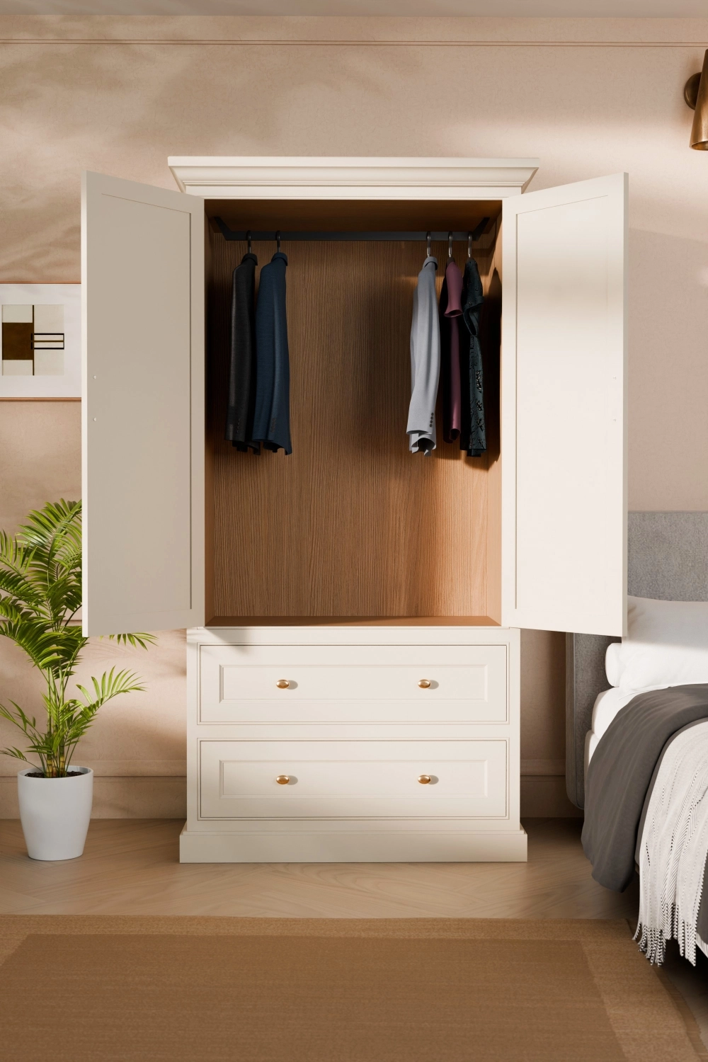 Anmer Double Wardrobe
