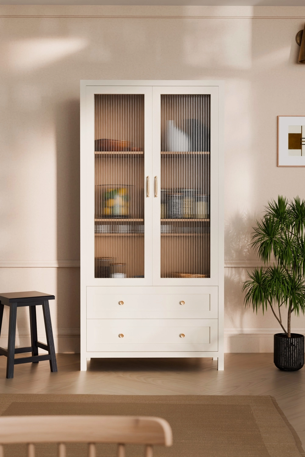 Langham Double Shallow Display Larder