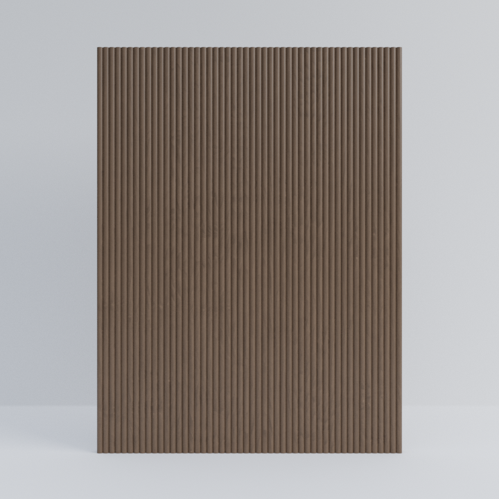 Walnut Reeded End Panel