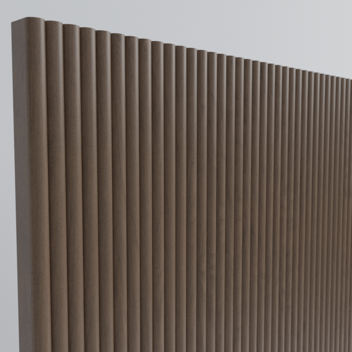 Walnut Reeded End Panel