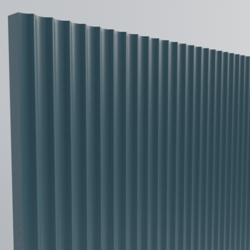 Painted Scalloped End Panel