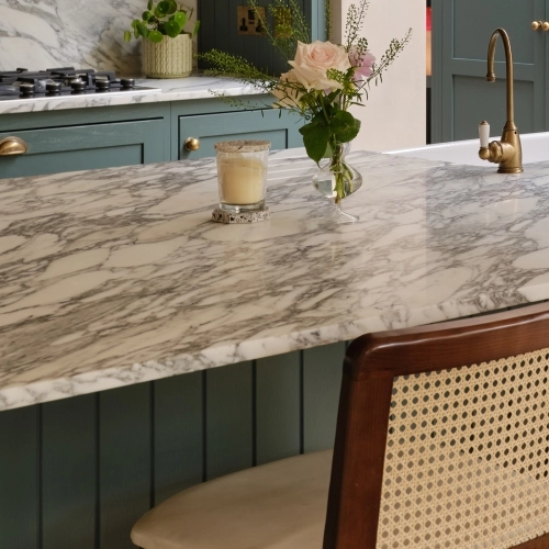 Marble worktop & splashback
