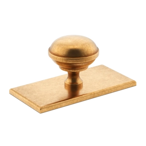 Queslett Cabinet Knob with Rectangular Backplate