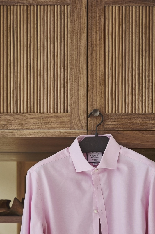 Clear Lacquered Walnut door