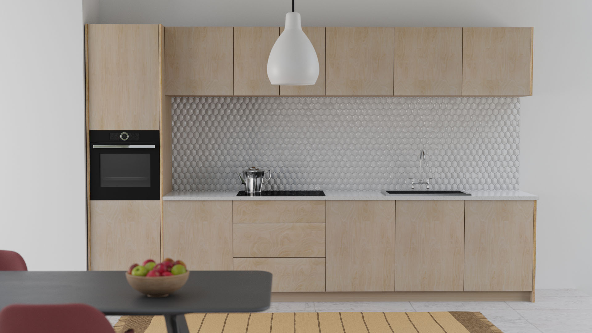 Scandinavian Style Plywood Cabinet Doors Naked Kitchens Scandinavian Style Plywood Cabinet Doors Naked Kitchens
